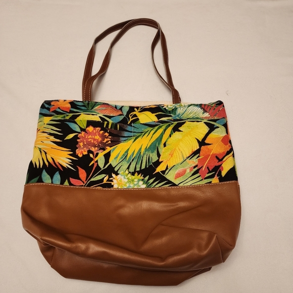 Nuchy Handmade Tropical Beach Tote Bag - Picture 1 of 9